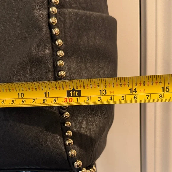 Jessica Simpson Black Textured Backpack - Picture 6 of 12